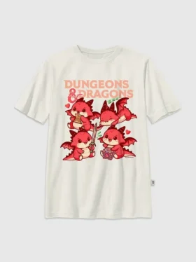 T-shirt pour enfant avec motif « Chibi » de Donjons et Dragons