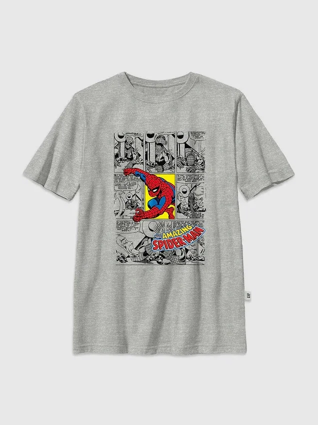 T-shirt pour enfant avec motif « Couverture de bande dessinée Spider-Man »