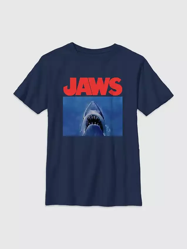 T-shirt pour enfant avec motif « Jaws » (Les Dents de la mer)