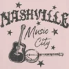 T-shirt pour enfant avec motif « Nashville Music City »