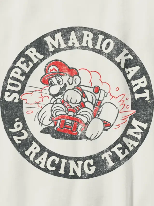 T-shirt pour enfant avec motif « Nintendo Mario Racing Team »