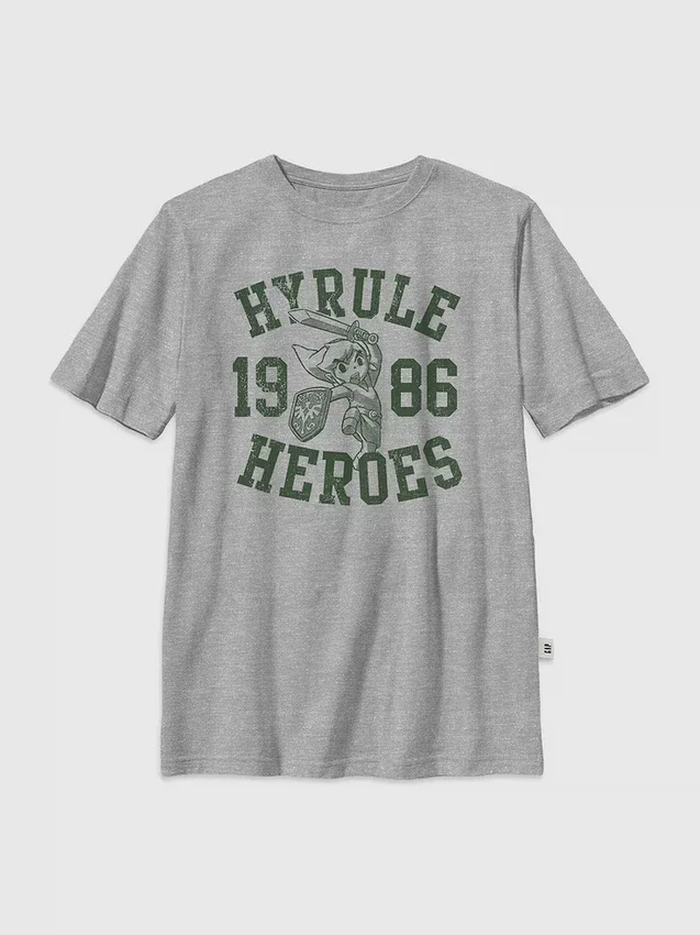 T-shirt pour enfant avec motif Nintendo Zelda Hyrule Heroes