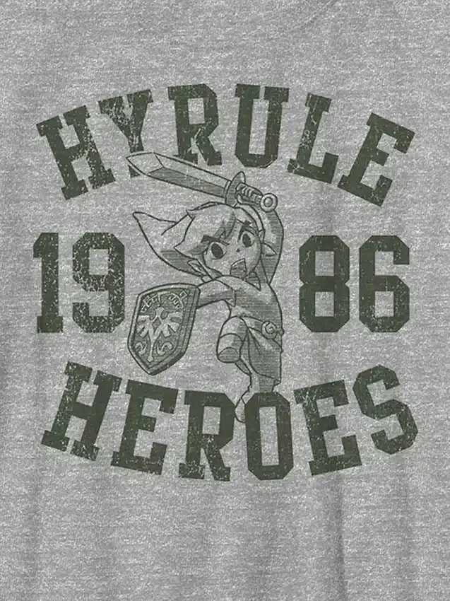 T-shirt pour enfant avec motif Nintendo Zelda Hyrule Heroes