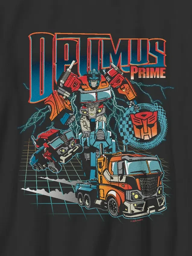 T-shirt pour enfant avec motif « Speed » d’Optimus Prime de Transformers