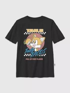 T-shirt pour enfant avec motif « Tails Tacos » de Sonic the Hedgehog