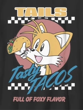 T-shirt pour enfant avec motif « Tails Tacos » de Sonic the Hedgehog