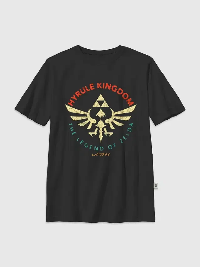 T-shirt pour enfant Nintendo Zelda « Hyrule Kingdom »