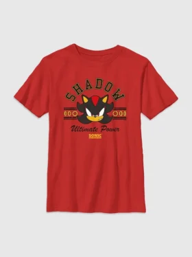 T-shirt pour enfant Sonic the Hedgehog avec motif « Shadow »