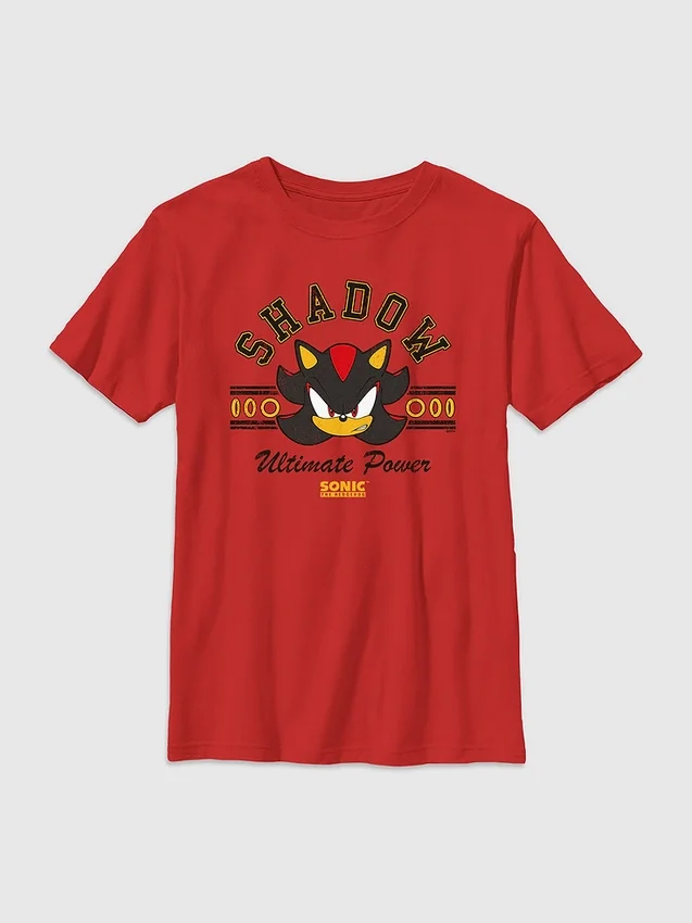 T-shirt pour enfant Sonic the Hedgehog avec motif « Shadow »