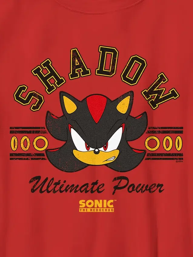 T-shirt pour enfant Sonic the Hedgehog avec motif « Shadow »