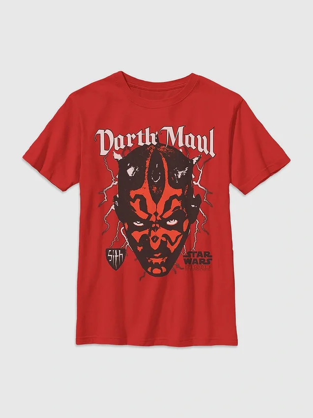 T-shirt pour enfant Star Wars avec motif Darth Maul