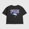 T-shirt pour enfant Supergirl avec logo violet