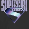 T-shirt pour enfant Supergirl avec logo violet