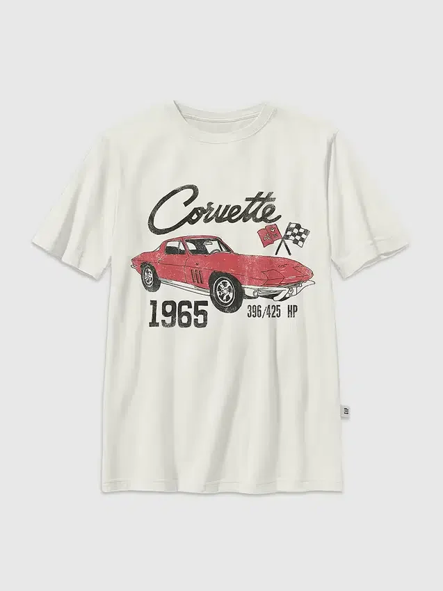 T-shirt pour enfants avec motif Corvette