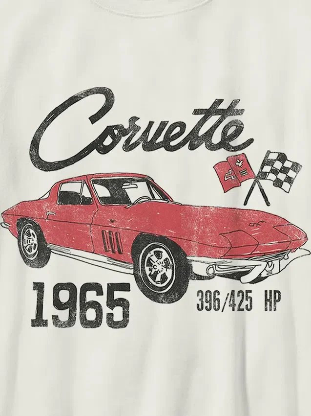T-shirt pour enfants avec motif Corvette