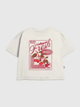 T-shirt pour enfants avec motif « Farm Fresh Cherries »