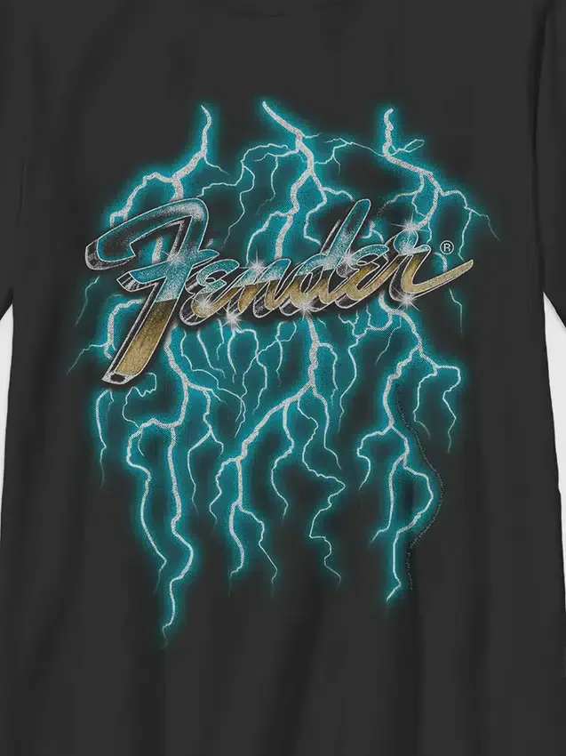 T-shirt pour enfants avec motif Fender Lightning