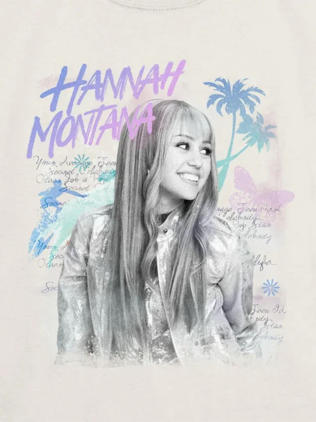 T-shirt pour enfants « Beach Vibes » à motif Hannah Montana