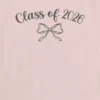 T-shirt pour enfants « Class of 2026 » avec nœud
