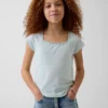 T-shirt pour enfants à col carré
