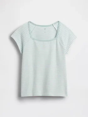 T-shirt pour enfants à col carré