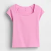 T-shirt pour enfants à col carré