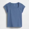 T-shirt pour enfants à col carré