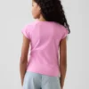 T-shirt pour enfants à col carré