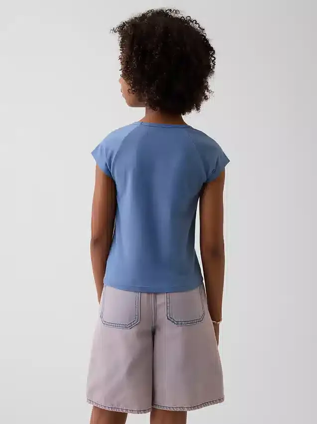 T-shirt pour enfants à col carré