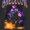 T-shirt pour enfants « Masters of the Universe » avec motif Skeletor de nuit