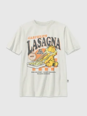 T-shirt pour enfants à motif Garfield « Lasagna »