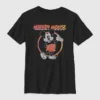 T-shirt pour enfants à motif vintage « Mickey et ses amis »