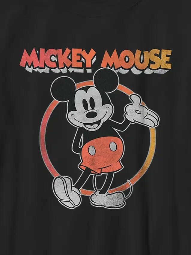 T-shirt pour enfants à motif vintage « Mickey et ses amis »