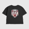 T-shirt pour enfants « Us Soccer Shield » avec motif