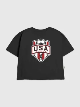 T-shirt pour enfants « Us Soccer Shield » avec motif