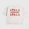 T-shirt pour filles avec motif « Support Girls »