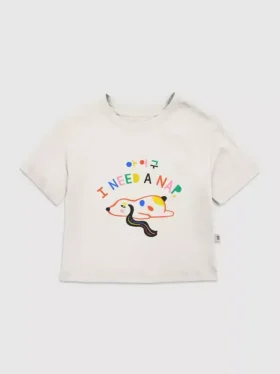 T-shirt pour tout-petits avec motif « Chiot endormi »