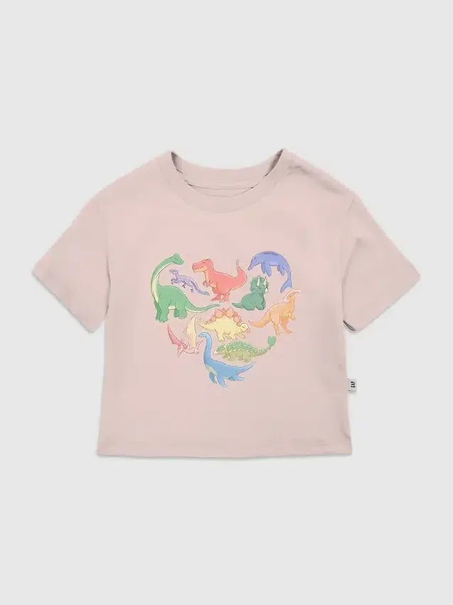 T-shirt pour tout-petits avec motif « Dino Hearts »