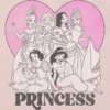 T-shirt pour tout-petits avec motif « Disney Princess Heart »