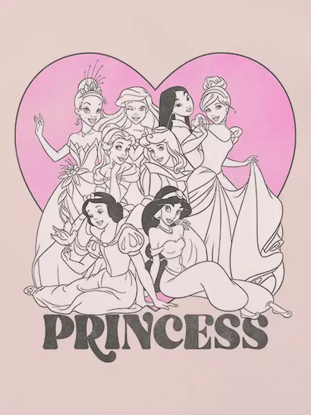 T-shirt pour tout-petits avec motif « Disney Princess Heart »