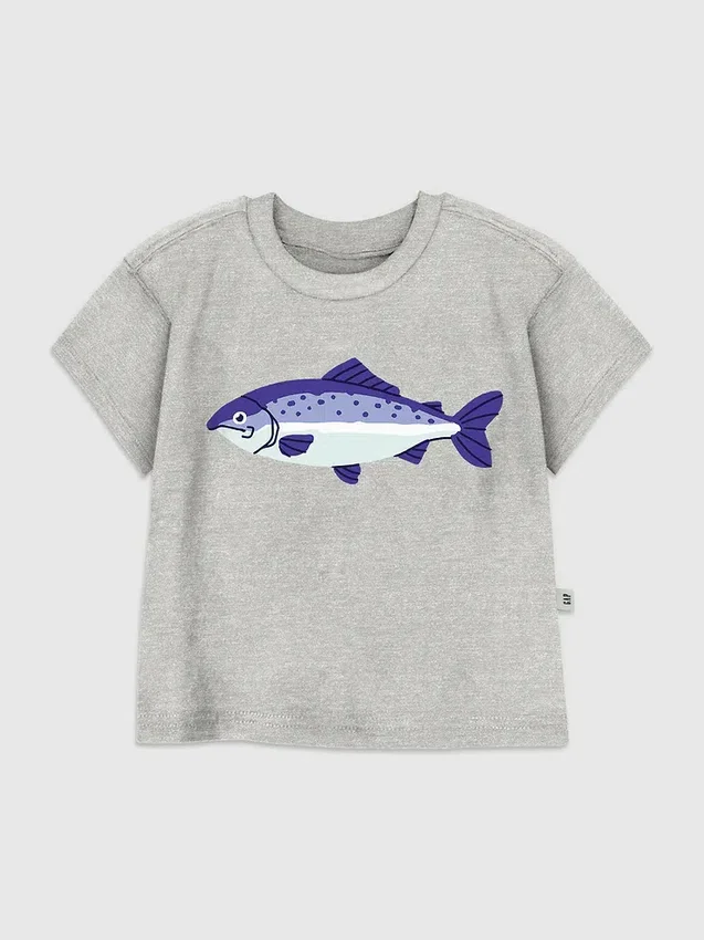 T-shirt pour tout-petits avec motif « Fish »