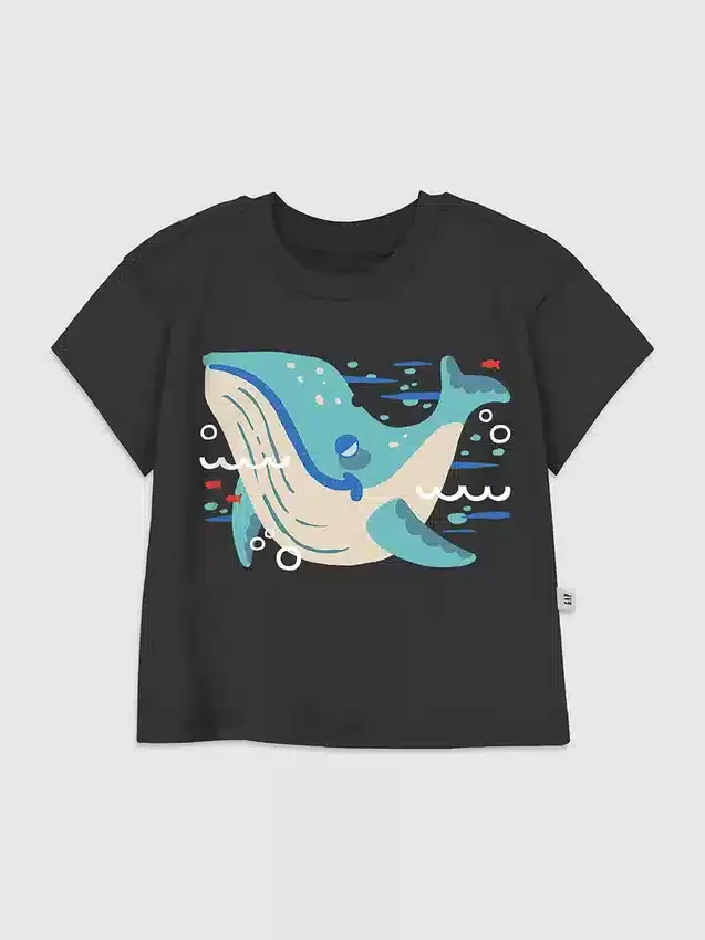 T-shirt pour tout-petits avec motif « Its a Whale »