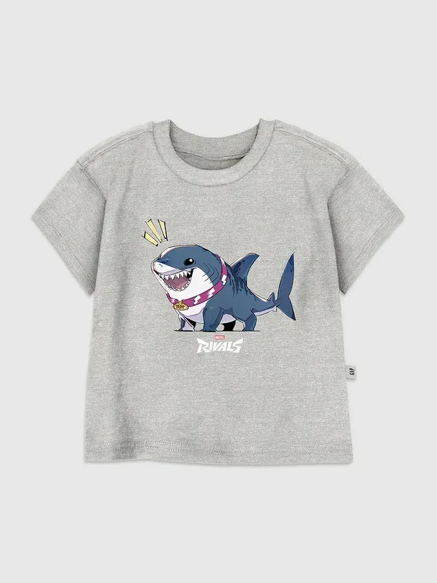 T-shirt pour tout-petits avec motif « Marvel Rivals : Jeff the Shark »