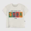 T-shirt pour tout-petits avec motif vintage « Sports d'hiver »