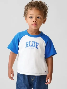 T-shirt raglan « Get Blue » pour Bébé & Enfant