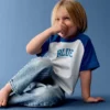 T-shirt raglan « Get Blue » pour Bébé & Enfant