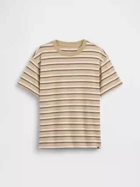 T-shirt à rayures décontracté pour enfants