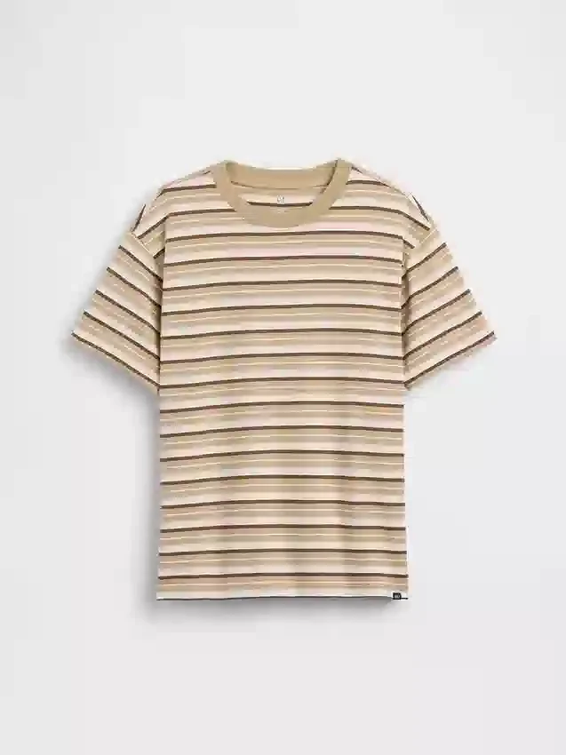 T-shirt à rayures décontracté pour enfants