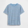 T-shirt à rayures décontracté pour enfants