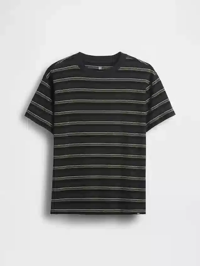 T-shirt à rayures décontracté pour enfants